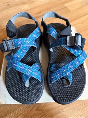 Chaco Women’s Sandals Blue Multicolor Strap